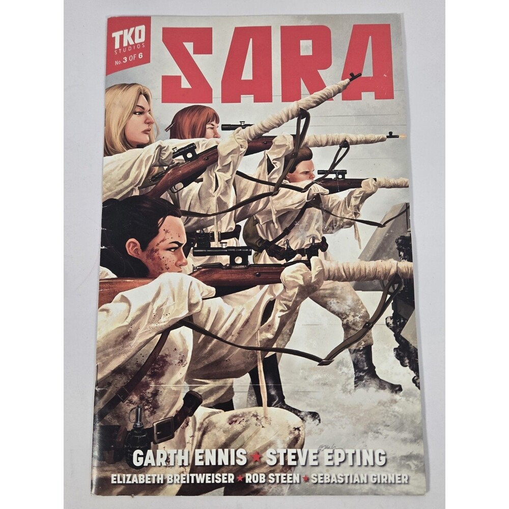 Sara #1-4 Comic Lot TKO Studios Garth Ennis Steve Epting WWII 4 Issue Set Sniper - Picture 5 of 12